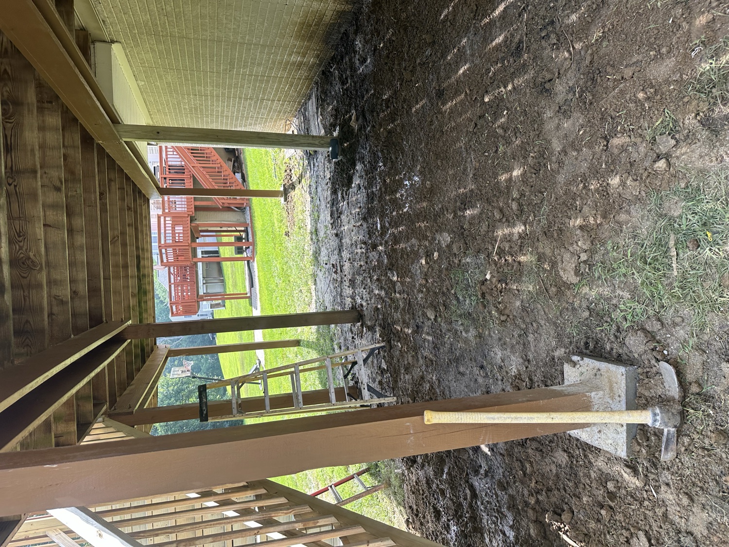 Structural repairs underway on a property